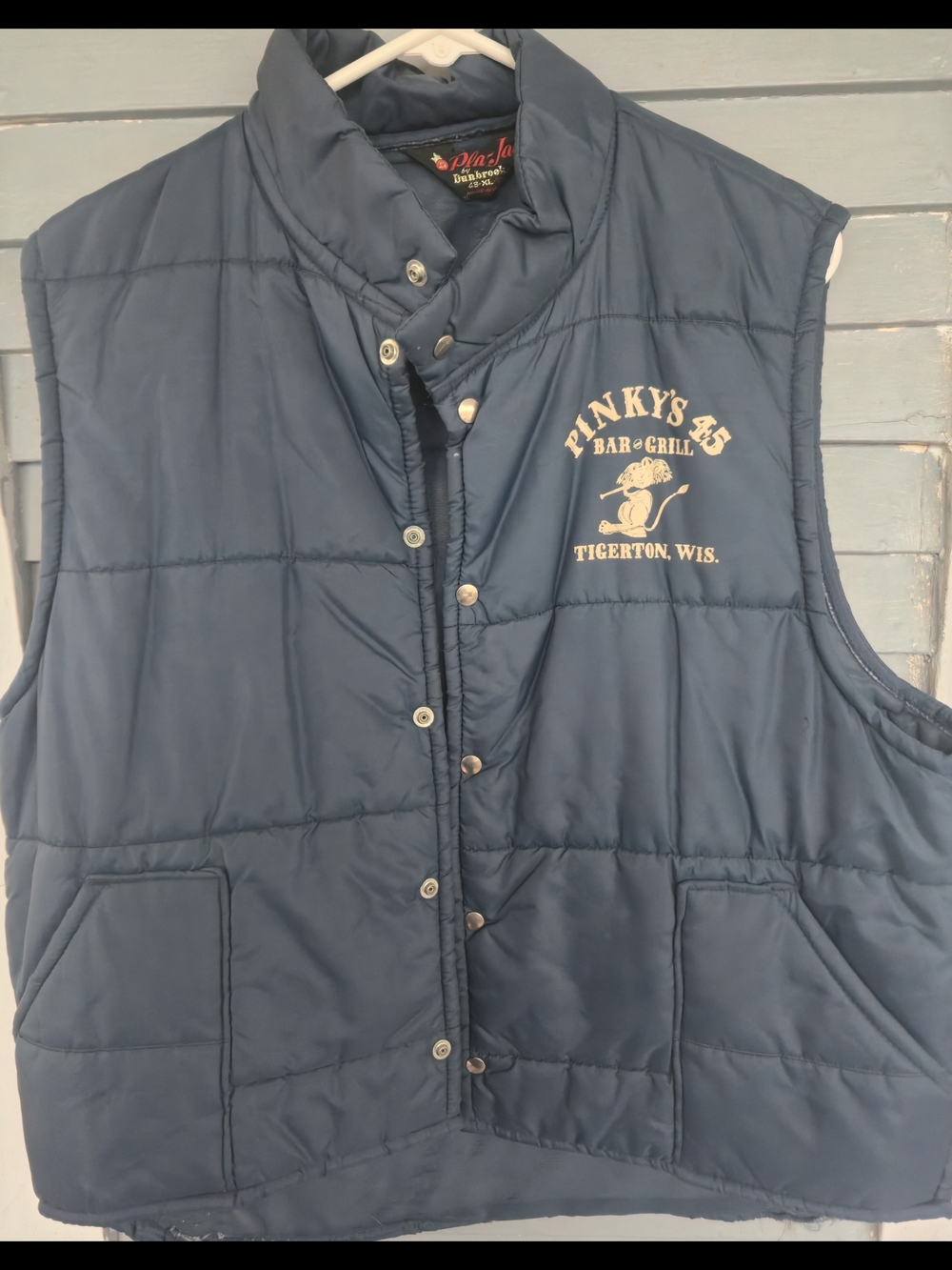 Navy Quilted Puffer Vest